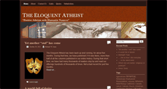 Desktop Screenshot of eloquentatheist.com
